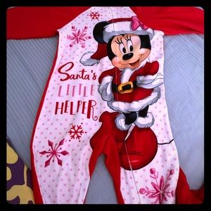 Minnie Mouse onsie pjs